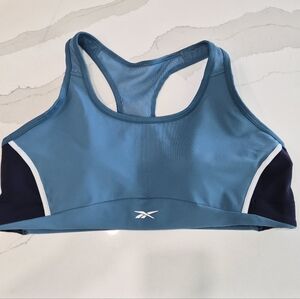 Reebok Women's Blue Sports Bra XL Medium Impact